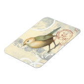 Geel en groen op  achtergrond magneet (Linkerzijde)