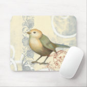 Geel en groen op  achtergrond muismat (Met muis)