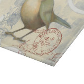 Geel en groen op  achtergrond snijplank (Hoek)