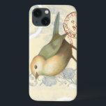 Geel en groen op Vintage achtergrond iPhone 13 Hoesje<br><div class="desc">Dit schets-geïnspireerde afbeelding is perfect voor je vogelcollectie. Het is eenvoudig en mooi om aan elk product toe te voegen en zal elke  kunstgeliefde behagen. Kies vandaag nog deze illustratie.</div>
