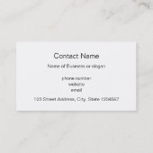 Geel en groen peren Professional Visitekaartje (Achterkant)