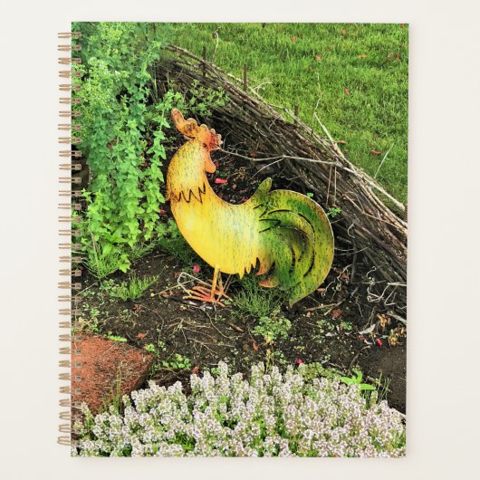 Geel en groen rooster planner (Voorkant)