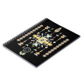 Geel en groen stammodel notitieboek (Linkerzijde)