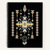 Geel en groen stammodel notitieboek (Voorkant)