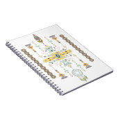 Geel en groen stammodel notitieboek (Rechterzijde)