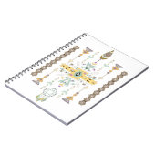 Geel en groen stammodel notitieboek (Linkerzijde)