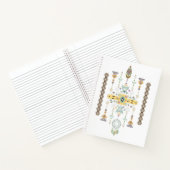 Geel en groen stammodel notitieboek (Binnen)