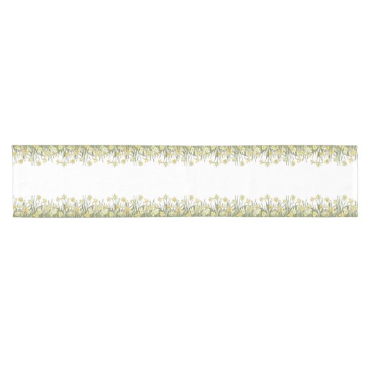 Geel- en groen-tafelblad korte tafelloper (Horizontaal)