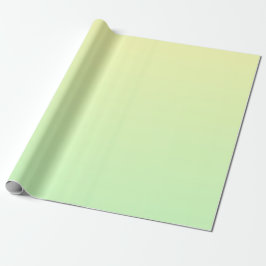 Geel en groen verloop cadeaupapier