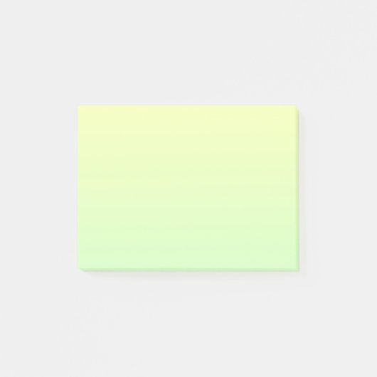 Geel en groen verloop post-it® notes (Voorkant)