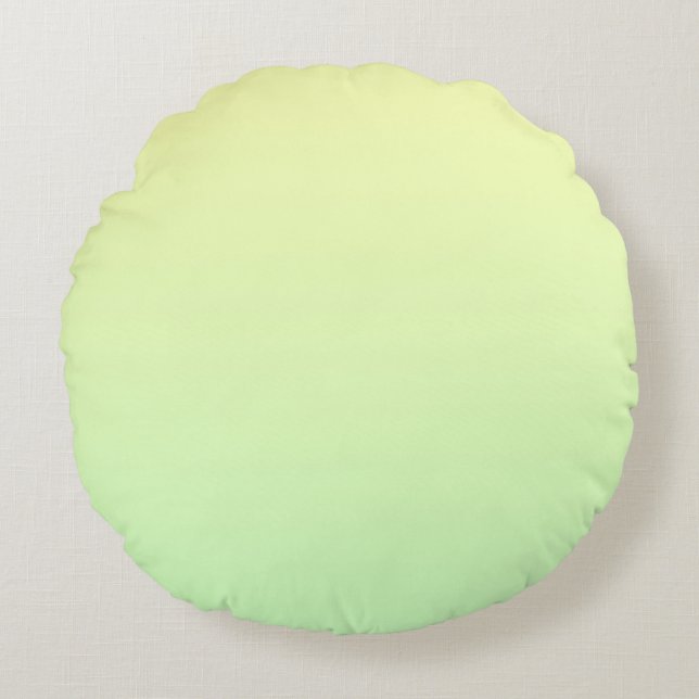 Geel en groen verloop rond kussen (Voorkant)