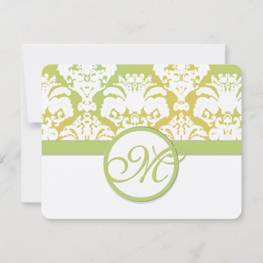 Geel en Groene Aardtonen RSVP (Achterkant)