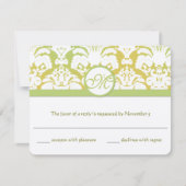  Geel en Groene Aardtonen RSVP (Voorkant)