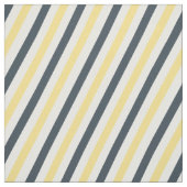 Geel en houtskool stof (Swatch)