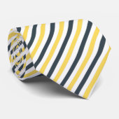 Geel en houtskool stropdas (Opgerold)