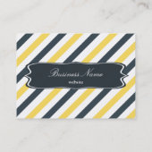 Geel en houtskool visitekaartje (Achterkant)