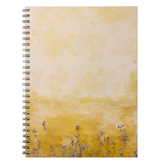 Geel en lavender Notitieboek