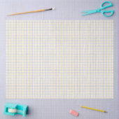 Geel en marine gestreepd tissuepapier (Craft)