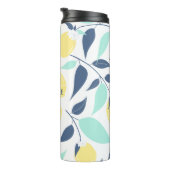 Geel en Mint Lemons Patroon Thermosbeker (Geroteerd rechts)