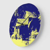 Geel en Navy Blue Mabry Mill Grote Klok (Hoek)