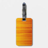 Geel en oranje Bagagelabel (Achterkant verticaal)