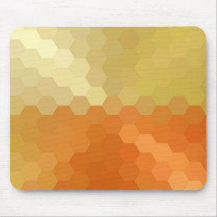 Geel en Oranje Chevron Seamless Pattern 2 Muismat