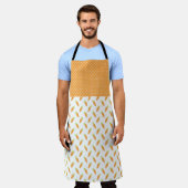 GEEL EN ORANJE EENVOUDIGE KARROOREN SCHORT (Gedragen)