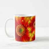 Geel en Oranje Gerbera Daisies Koffiemok (Links)