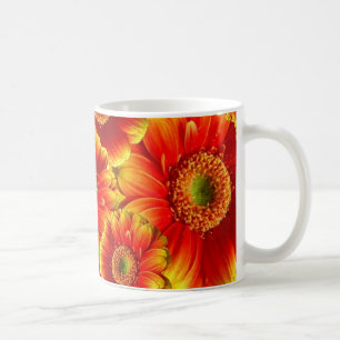 Geel en Oranje Gerbera Daisies Koffiemok