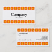 Geel en Oranje LED-stijlpijlen - Wit Visitekaartje (Voorkant / Achterkant)