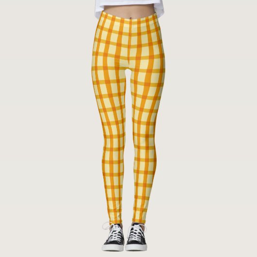 Geel en Oranje Leggings (Voorkant)