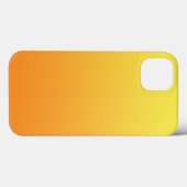 Geel en Oranje Ombre Case-Mate iPhone Case (Achterkant (horizontaal))