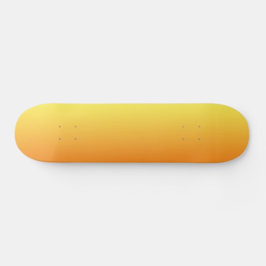 Geel en Oranje ombre Persoonlijk Skateboard (Horizontaal)