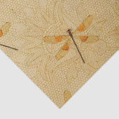 Geel en Oranje ontkoppelen van de dragonfly Tissuepapier (Detail)