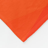 Geel en Oranje polygonaal ventilatormandje Fleece Deken (Hoek)