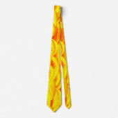 Geel en Oranje Rockscape Stropdas (Voorkant)