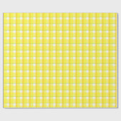 Geel en Oranje speldenpatroon Cadeaupapier (Vlak)