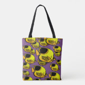 Geel en Oranje Tote Bag (Achterkant)