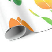 Geel en Oranje Tulpen 2 Cadeaupapier (Rol Hoek)