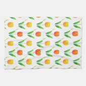 Geel en Oranje Tulpen 2 Theedoek (Horizontaal)