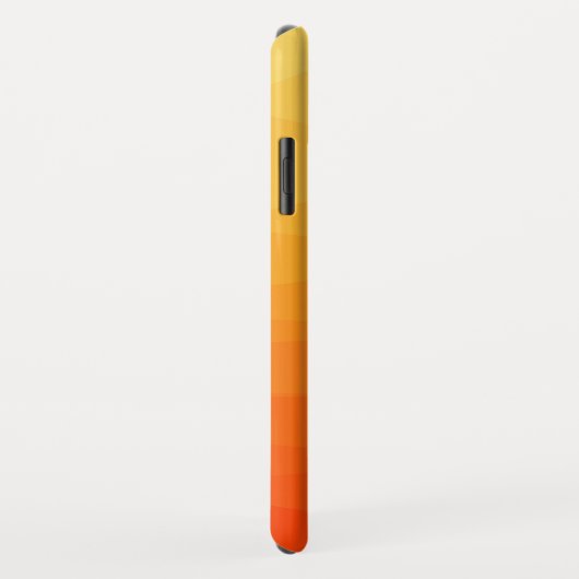 Geel en Oranje veelhoekig Case-Mate iPhone Case (Achterkant/rechts)