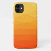 Geel en Oranje veelhoekig Case-Mate iPhone Case (Achterkant)