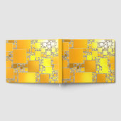 Geel en Oranje vierkant gastenboek (Volledig)