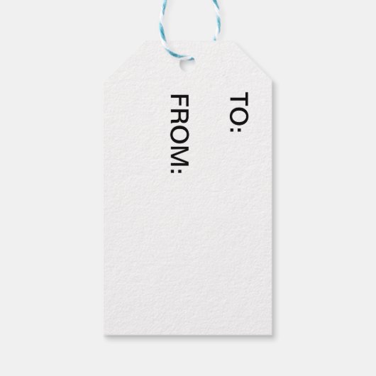 Geel en Oranje vierkant Label Cadeaulabel (Achterkant)