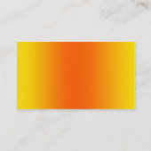 Geel en oranje visitekaartje (Achterkant)