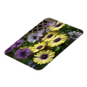 Geel en paardebloemen Magnet Magneet (Linkerzijde)