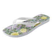 Geel en Paars  Elegant Spring Wedding Teenslippers (Schuin)