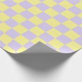 Geel en Paars, gecontroleerd Cadeaupapier (Hoek)
