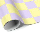 Geel en Paars, gecontroleerd Cadeaupapier (Rol Hoek)