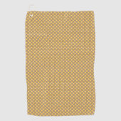 Geel en Paars Golfhanddoek (Voorkant)